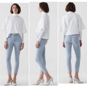 Agolde NEW Sophie High Rise Crop Jeans in Parallel 23 NWT